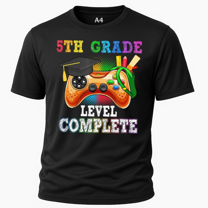 5Th Grade Level Complete Last Day Of School Graduation Cooling Performance Crew T-Shirt