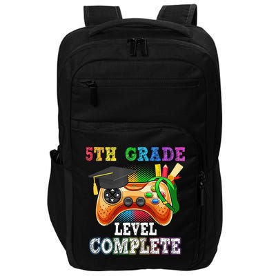 5Th Grade Level Complete Last Day Of School Graduation Impact Tech Backpack