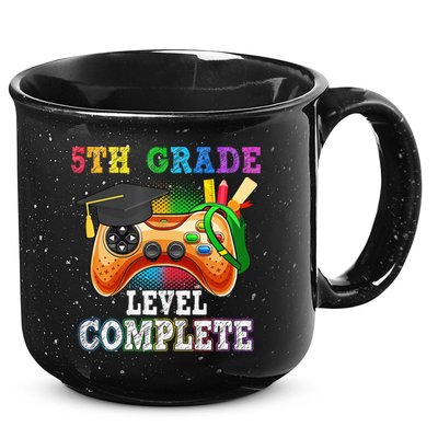5Th Grade Level Complete Last Day Of School Graduation 15oz Campfire Ceramic Mug