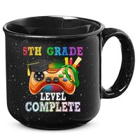 5Th Grade Level Complete Last Day Of School Graduation 15oz Campfire Ceramic Mug