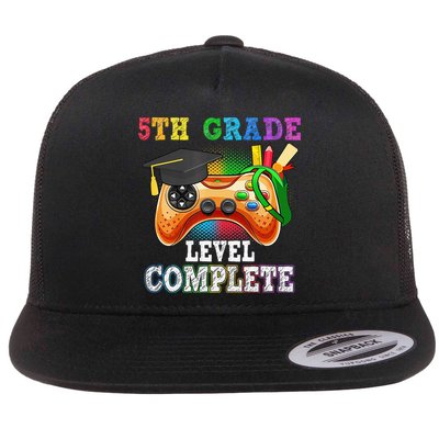 5Th Grade Level Complete Last Day Of School Graduation Flatbill Hat