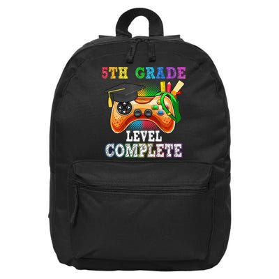 5Th Grade Level Complete Last Day Of School Graduation 16 in Basic Backpack