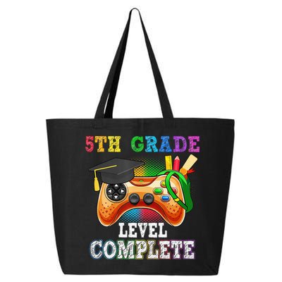 5Th Grade Level Complete Last Day Of School Graduation 25L Jumbo Tote