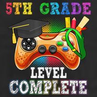 5Th Grade Level Complete Last Day Of School Graduation 25L Jumbo Tote
