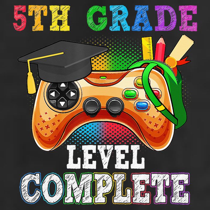 5Th Grade Level Complete Last Day Of School Graduation 25L Jumbo Tote