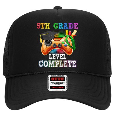 5Th Grade Level Complete Last Day Of School Graduation Trucker Hat