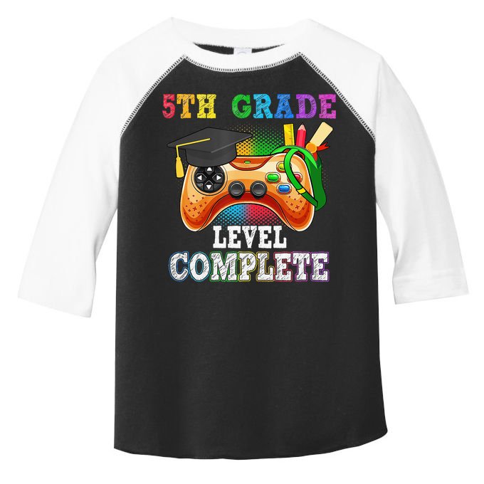 5Th Grade Level Complete Last Day Of School Graduation Toddler Fine Jersey T-Shirt