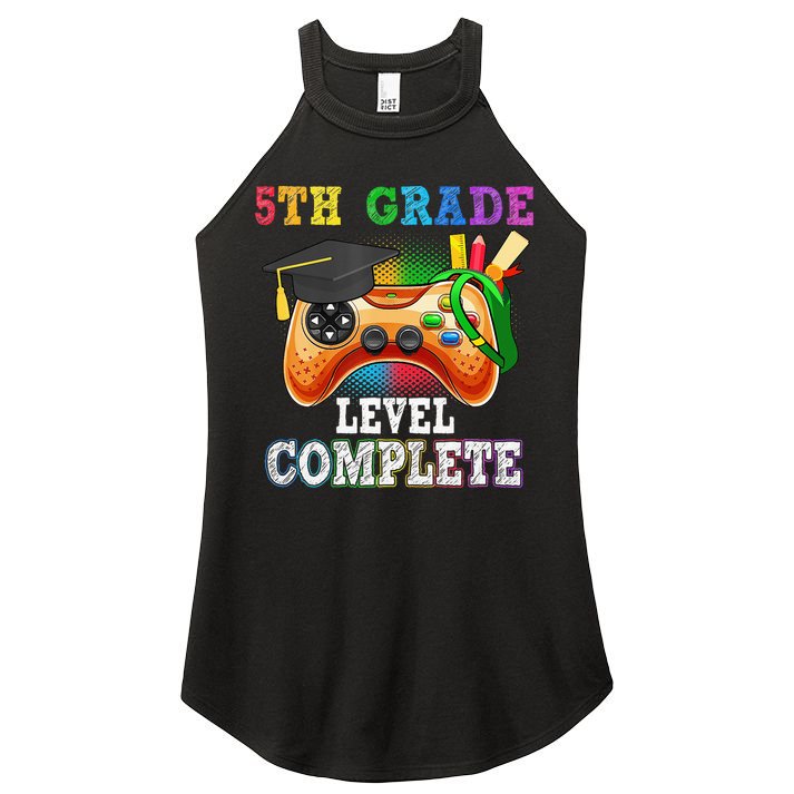 5Th Grade Level Complete Last Day Of School Graduation Women's Perfect Tri Rocker Tank