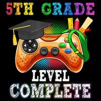 5Th Grade Level Complete Last Day Of School Graduation Short Acrylic Beanie