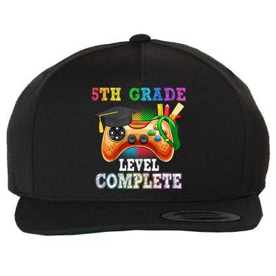 5Th Grade Level Complete Last Day Of School Graduation Wool Snapback Cap