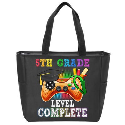 5Th Grade Level Complete Last Day Of School Graduation Zip Tote Bag