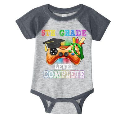 5Th Grade Level Complete Last Day Of School Graduation Infant Baby Jersey Bodysuit