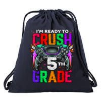 5th Grade Level Unlocked Game On 5th Grade Back To School Drawstring Bag