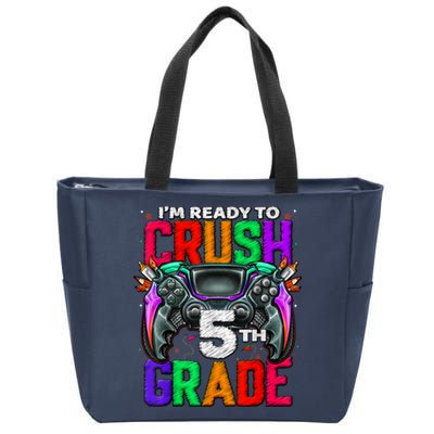 5th Grade Level Unlocked Game On 5th Grade Back To School Zip Tote Bag