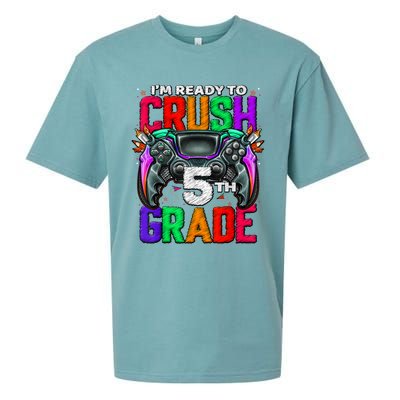 5th Grade Level Unlocked Game On 5th Grade Back To School Sueded Cloud Jersey T-Shirt