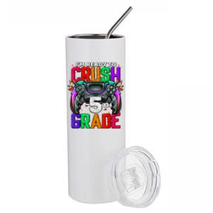 5th Grade Level Unlocked Game On 5th Grade Back To School Stainless Steel Tumbler