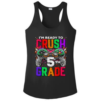 5th Grade Level Unlocked Game On 5th Grade Back To School Ladies PosiCharge Competitor Racerback Tank