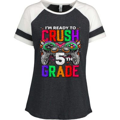 5th Grade Level Unlocked Game On 5th Grade Back To School Enza Ladies Jersey Colorblock Tee