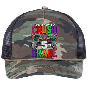 5th Grade Level Unlocked Game On 5th Grade Back To School Retro Rope Trucker Hat Cap