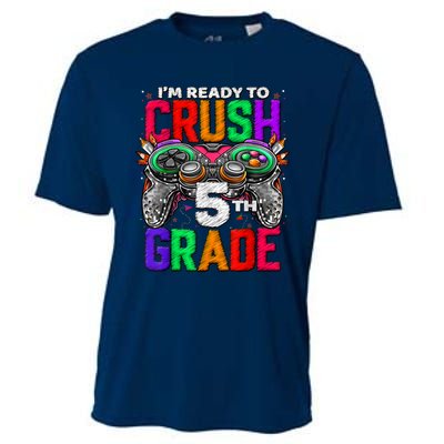 5th Grade Level Unlocked Game On 5th Grade Back To School Cooling Performance Crew T-Shirt