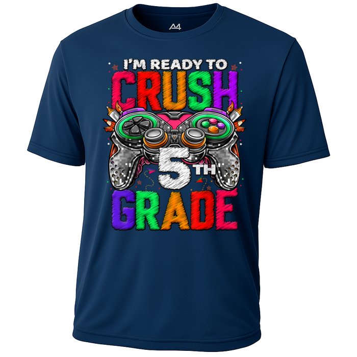 5th Grade Level Unlocked Game On 5th Grade Back To School Cooling Performance Crew T-Shirt