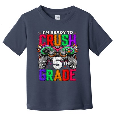 5th Grade Level Unlocked Game On 5th Grade Back To School Toddler T-Shirt