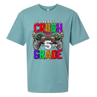 5th Grade Level Unlocked Game On 5th Grade Back To School Sueded Cloud Jersey T-Shirt