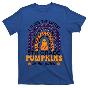 5Th Grade Rainbow I Teach The Cutest Pumpkins In The Patch Gift T-Shirt