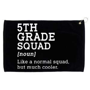 5th Grade Squad Back To School Gift Teacher Fifth Grade Team Gift Grommeted Golf Towel