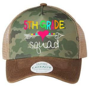 5th Grade Squad Fifth Teacher Student Team Back To School Gift Legacy Tie Dye Trucker Hat