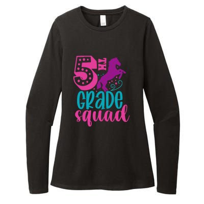 5th Grade Squad Back To School Teacher Fifth Grade Gift Womens CVC Long Sleeve Shirt