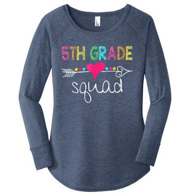 5th Grade Squad Fifth Teacher Student Team Back To School Women's Perfect Tri Tunic Long Sleeve Shirt