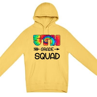 5th Grade Squad Teacher Students Premium Pullover Hoodie