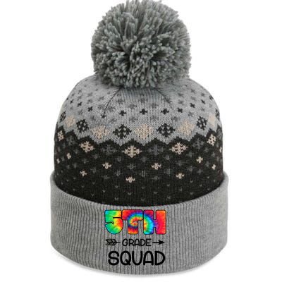 5th Grade Squad Teacher Students The Baniff Cuffed Pom Beanie