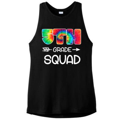 5th Grade Squad Teacher Students Ladies PosiCharge Tri-Blend Wicking Tank