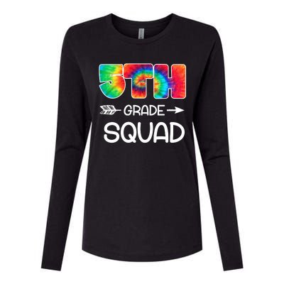 5th Grade Squad Teacher Students Womens Cotton Relaxed Long Sleeve T-Shirt