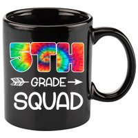 5th Grade Squad Teacher Students 11oz C Handle Ceramic Mug