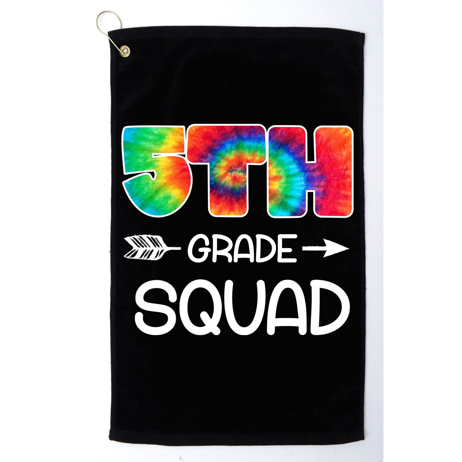 5th Grade Squad Teacher Students Golf Towel