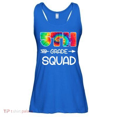 5th Grade Squad Teacher Students Ladies Essential Flowy Tank