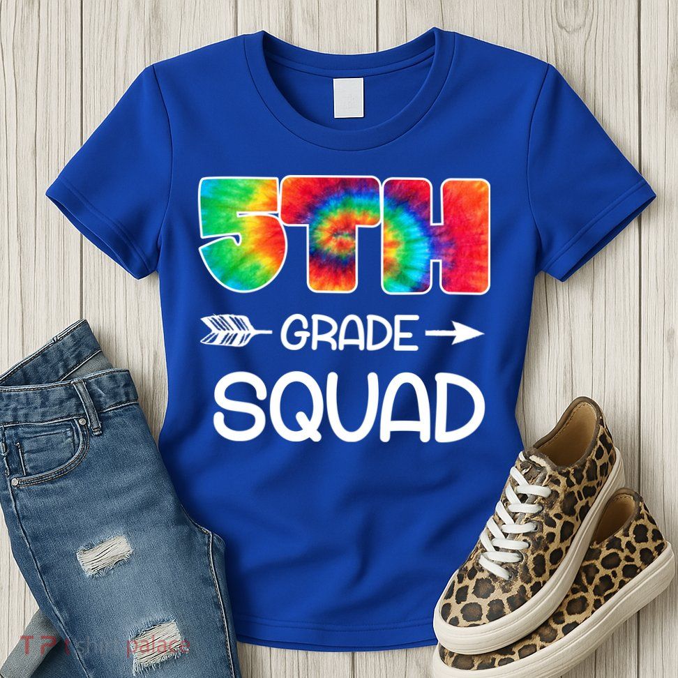 5th Grade Squad Teacher Students Womens T-Shirt