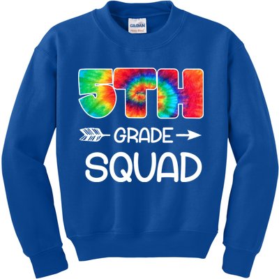 5th Grade Squad Teacher Students Kids Sweatshirt