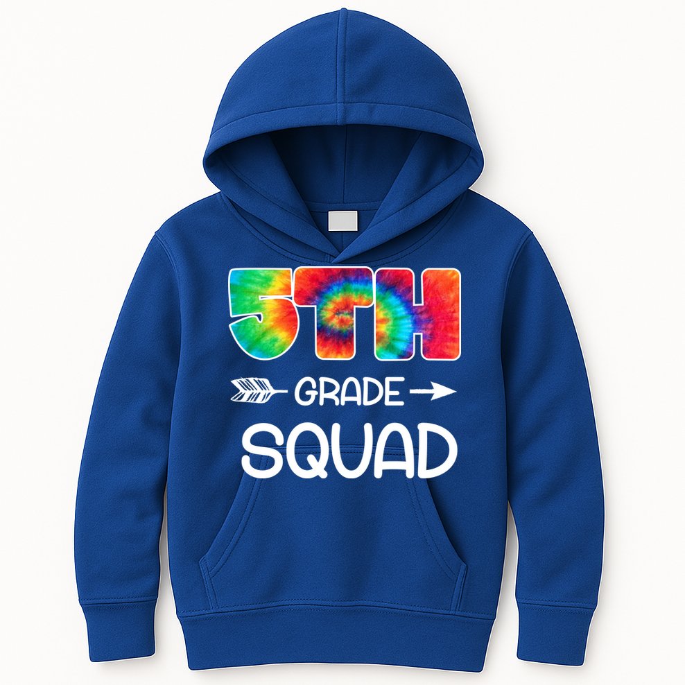 5th Grade Squad Teacher Students Kids Hoodie