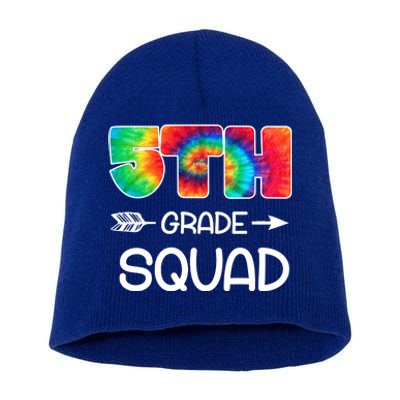 5th Grade Squad Teacher Students Short Acrylic Beanie