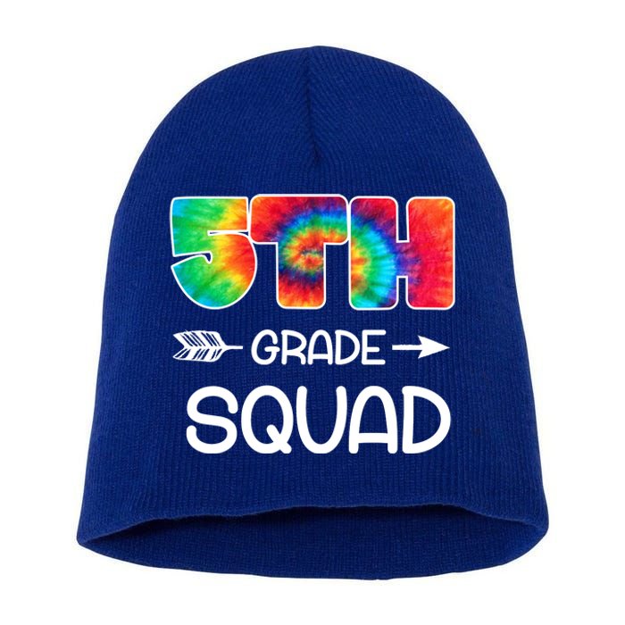 5th Grade Squad Teacher Students Short Acrylic Beanie