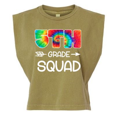 5th Grade Squad Teacher Students Garment-Dyed Women's Muscle Tee