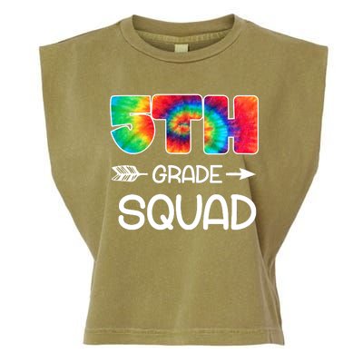 5th Grade Squad Teacher Students Garment-Dyed Women's Muscle Tee