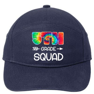 5th Grade Squad Teacher Students 7-Panel Snapback Hat