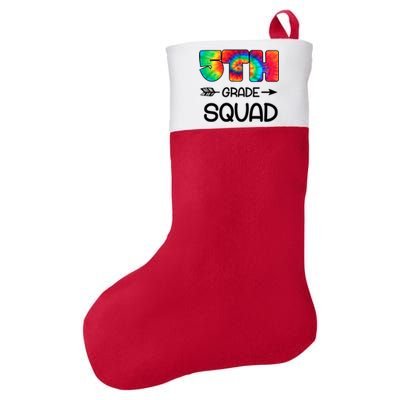 5th Grade Squad Teacher Students Felt Holiday Christmas Stocking