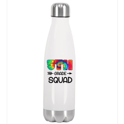 5th Grade Squad Teacher Students Stainless Steel Insulated Water Bottle