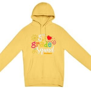 5th Grade Squad Student Teacher Gift Back To School Premium Pullover Hoodie